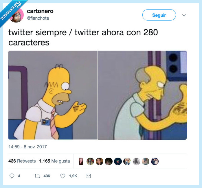 turra,280 caracteres,aburrimiento