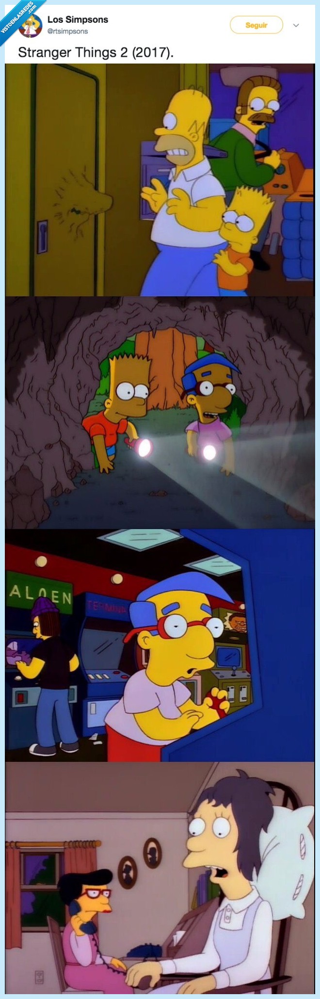 simpsons,strangers things
