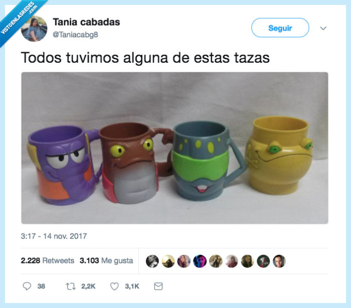 tazas,colacao