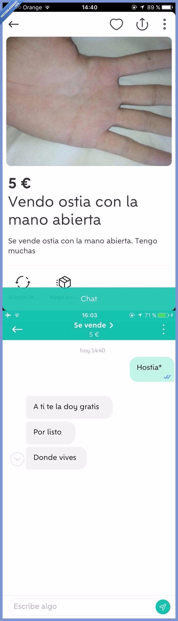 wallapop,hostia,gratis