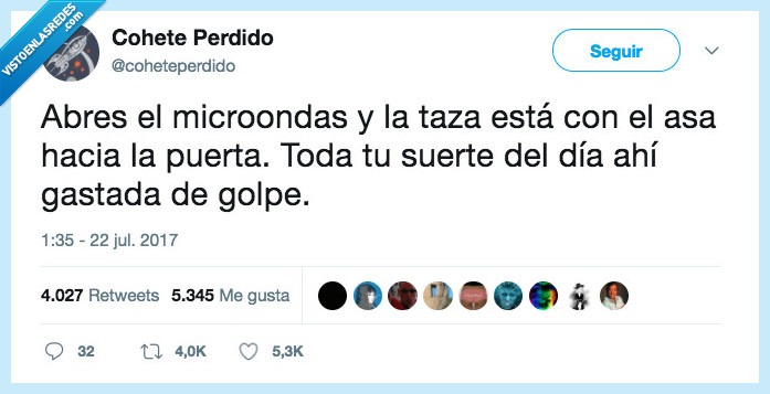 microondas,taza,suerte