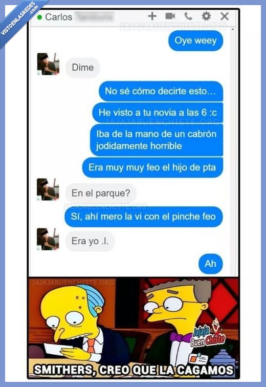 feo,novio,infidelidad