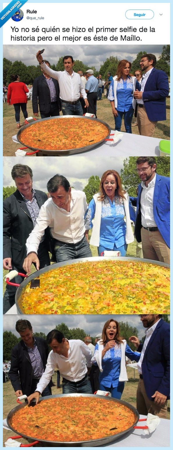 selfie,paella