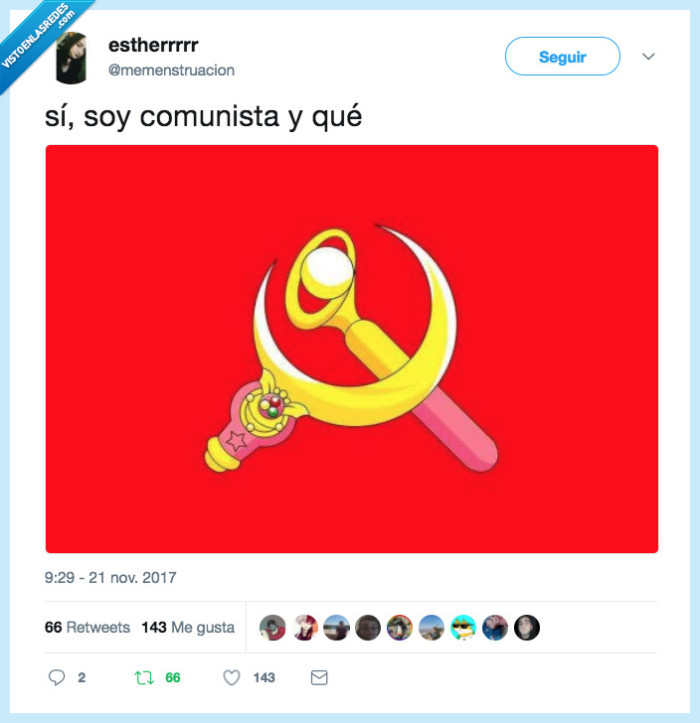 sailor moon,comunista