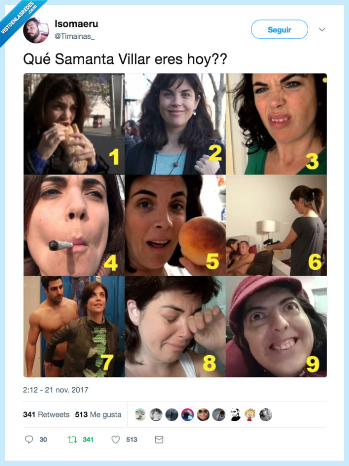 samanta villar,estado