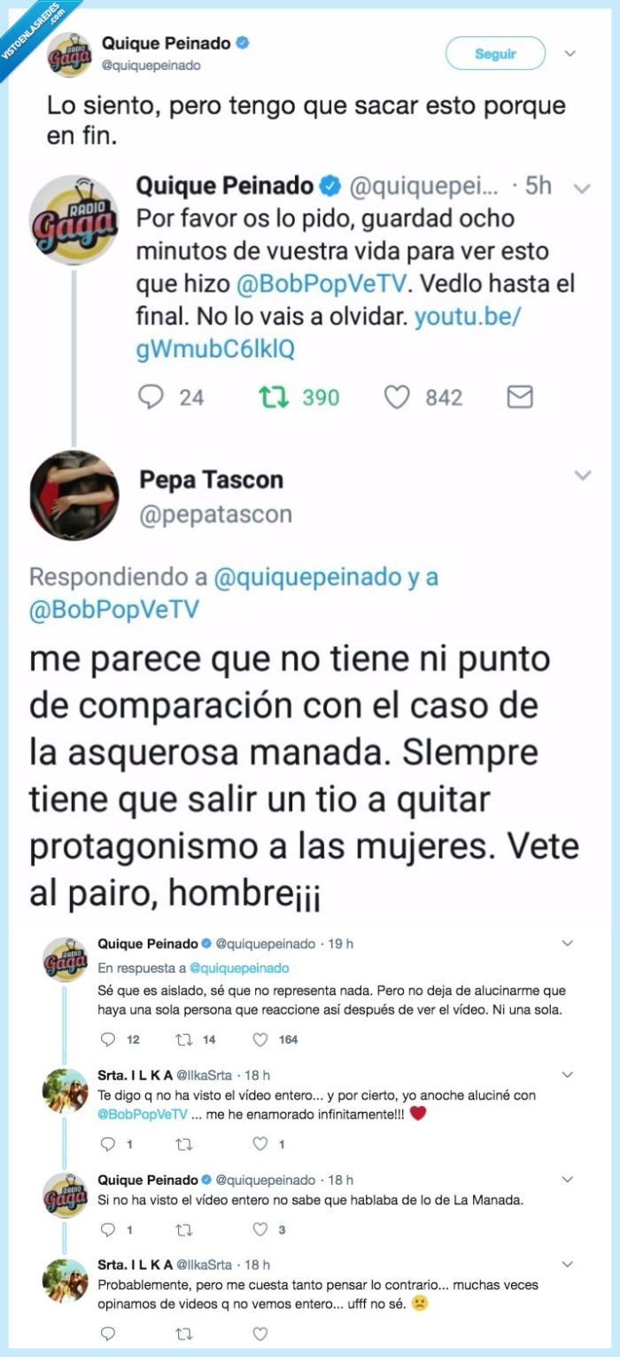 el feminismo es una cosa de todos,feminismo,manada