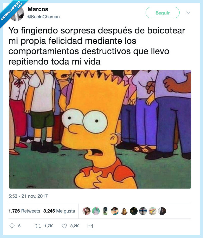 sorpresa,boicot,destructivos