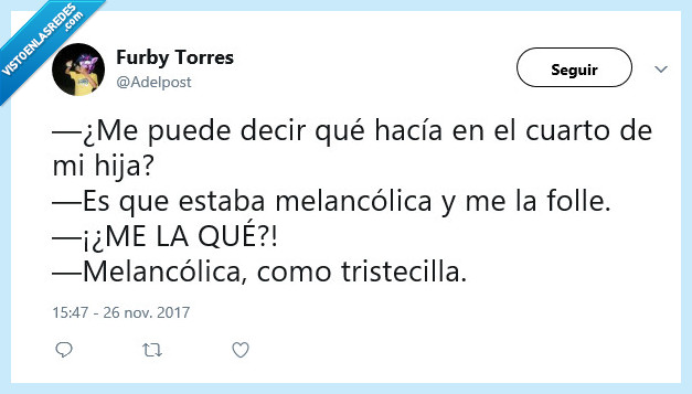 triste