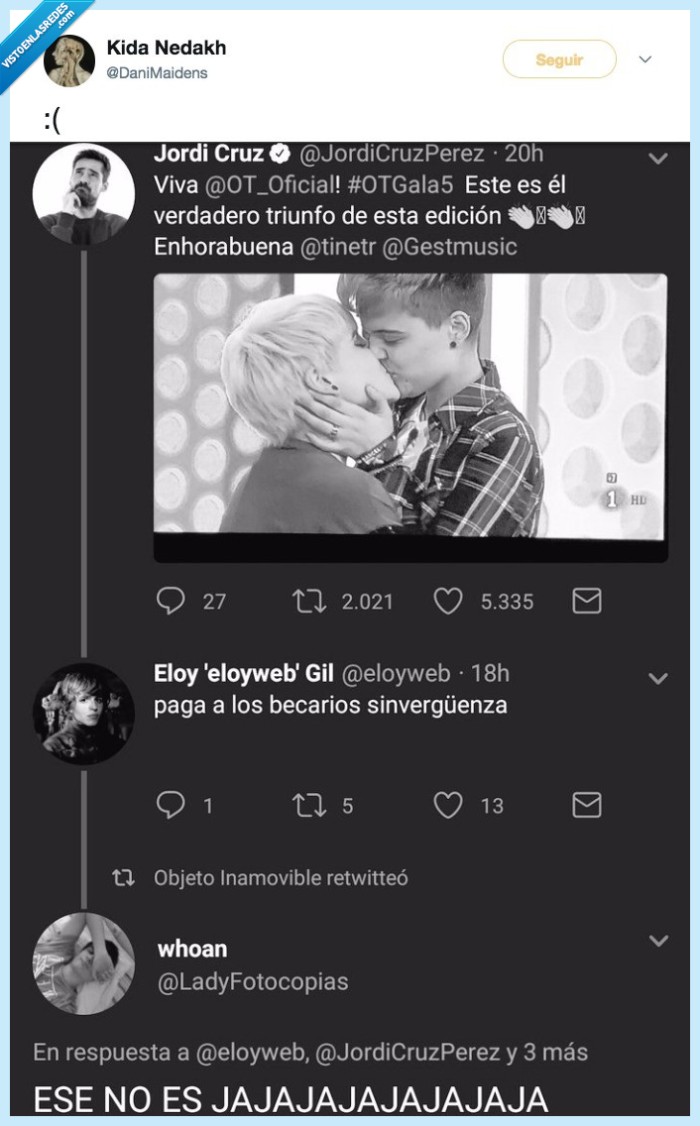 homofobia,sin vergüenza,jordi cruz,becarios no