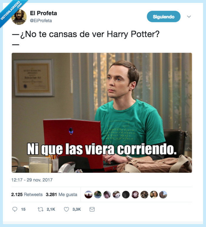 correr,ver,películas,harry potter