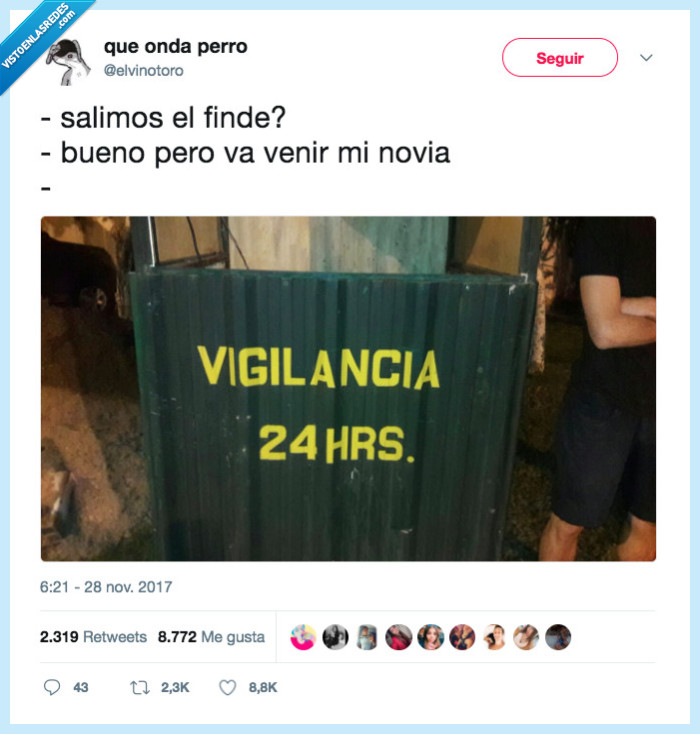 salir,finde,novia,vigilancia