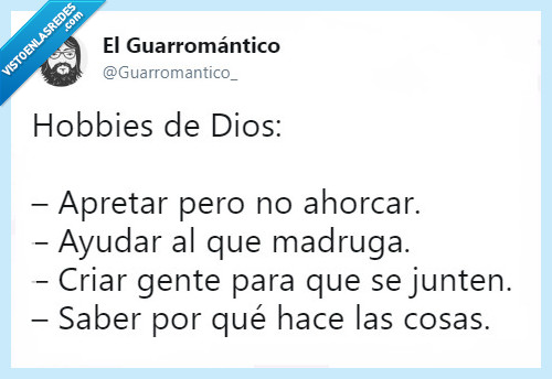 dios,aficiones,raras