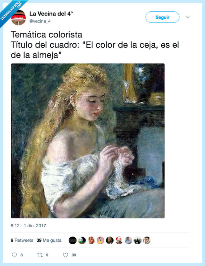 rubia de bote,color,ceja,almeja