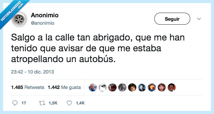 calle,abrigar,atropellar