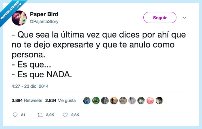 expresar,anular,persona