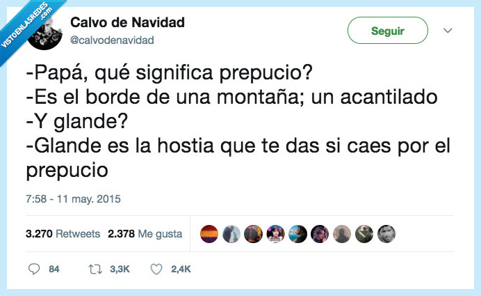 prepucio,montaña,caer