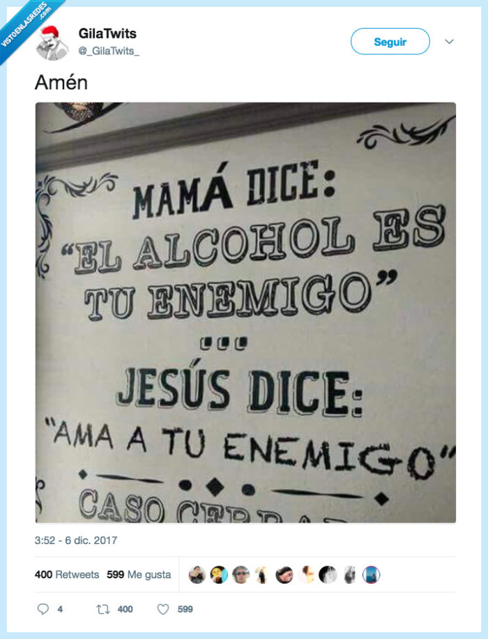 madre,alcohol,enemigo,amar