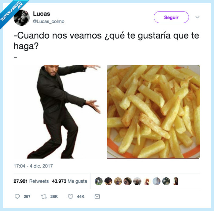 patatas,hacer