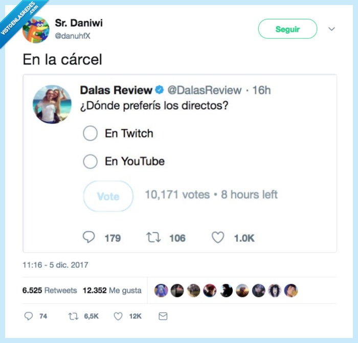 dalas,carcel,directos
