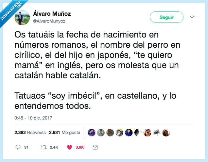 tuit,cuanta razón