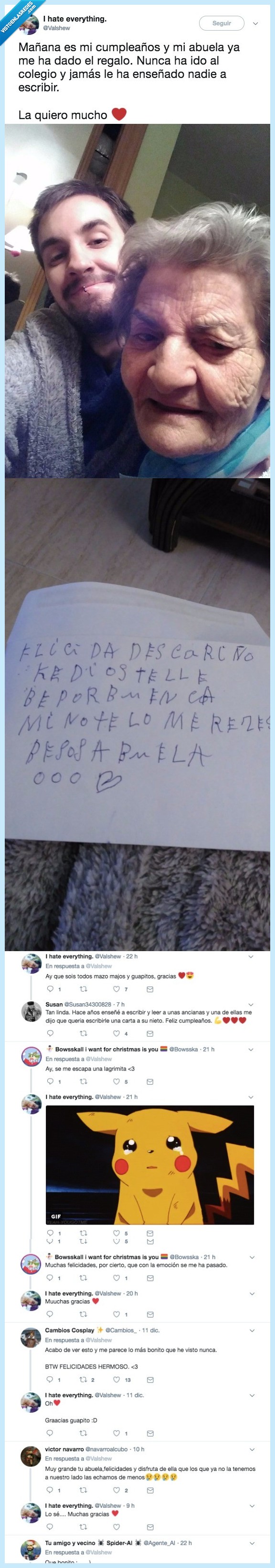 cumpleaños,abuela,regalo