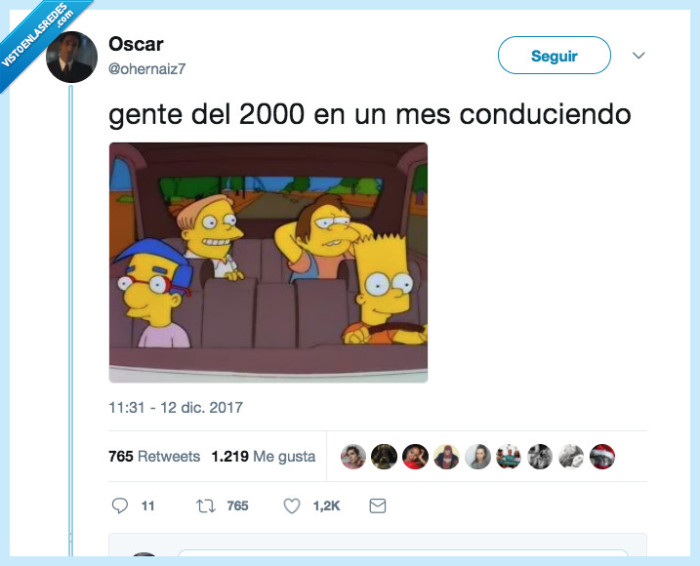 2000,conducir,mes