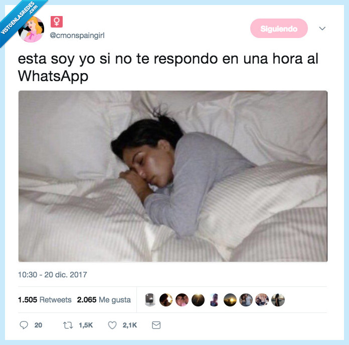 dormir,whatsapp