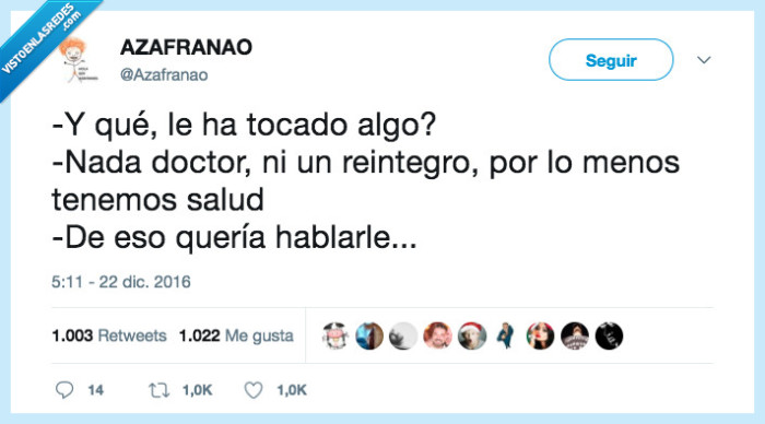 tocar,reintegro,hablar,salud