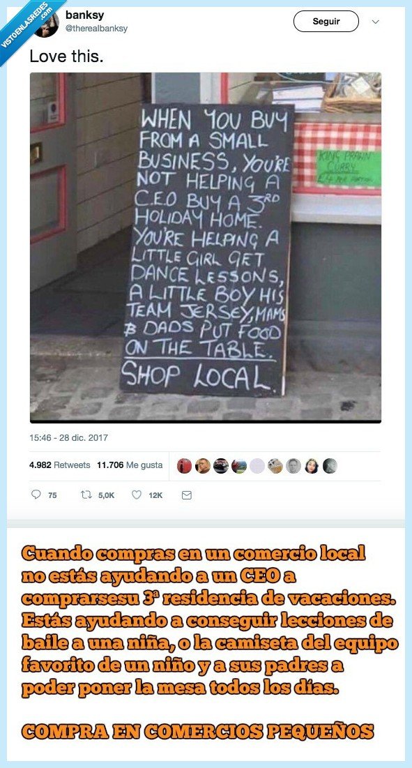 bansky,compartir,mensaje,comprar