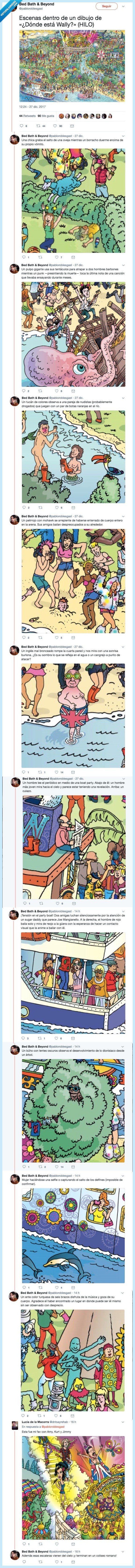 donde está wally,buscar,lámina