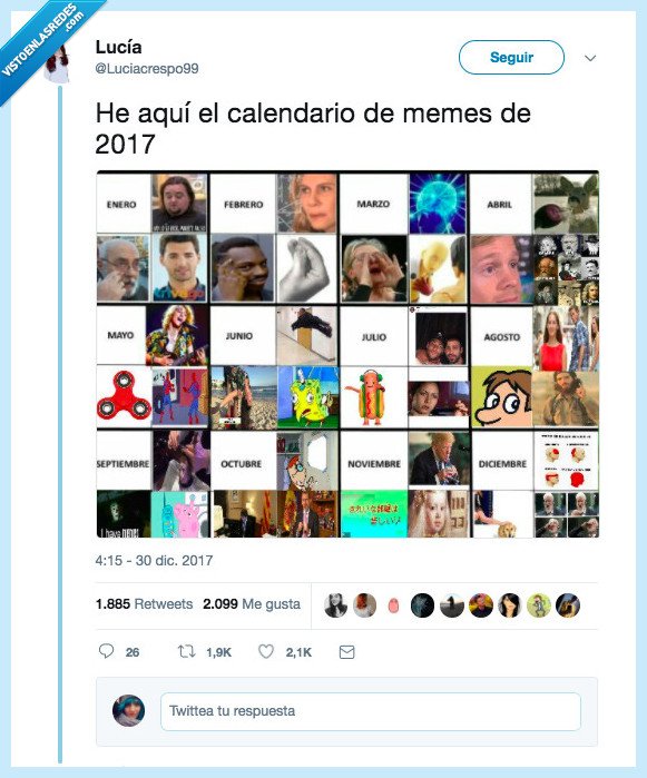 calendario,memes,2017