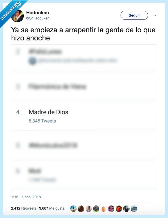 uno de enero,año nuevo,resaca,madre de dios