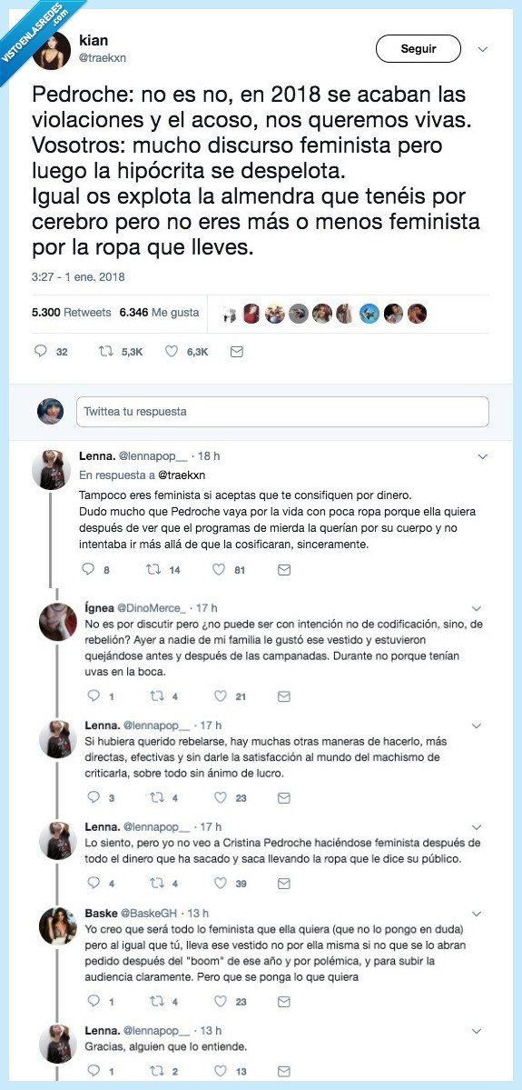 postureo,feminismo,vestido