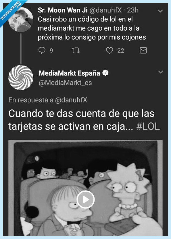 480398 - Nunca desveles tus planes de robar... siempre puede haber un CM capullo que te pille