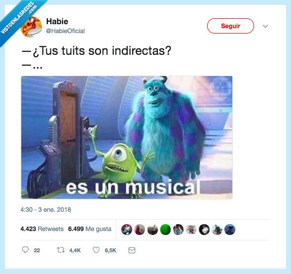 indirectas,musical