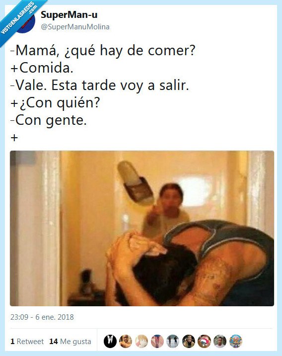 salir,gente,comer,comida,madre