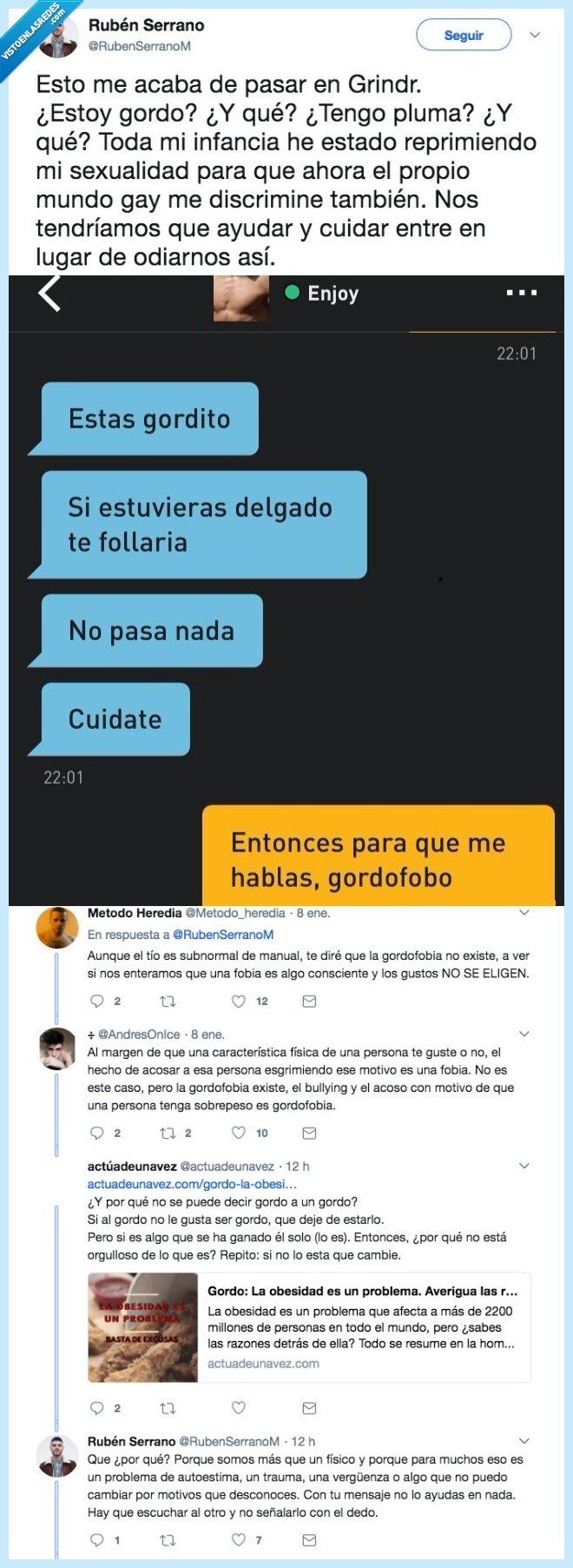 gordofobo,mensaje,grindr