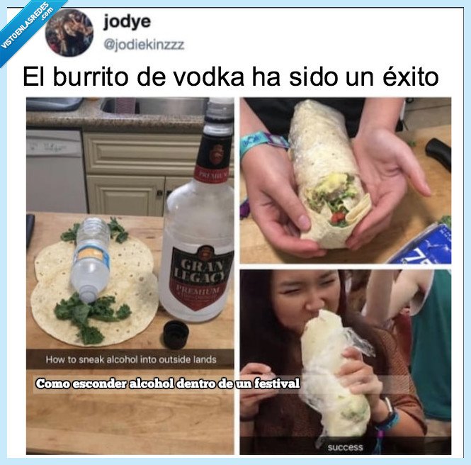 480803 - Esconder alcohol en un festival es posible