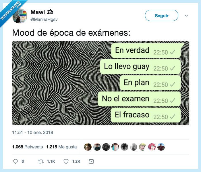 mood,época de exámenes,fracaso