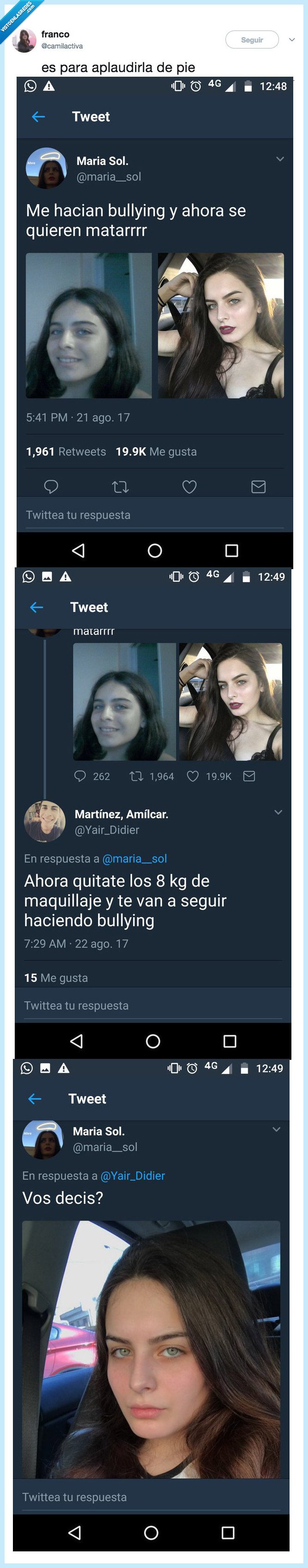 bullying,maquillaje,comentario