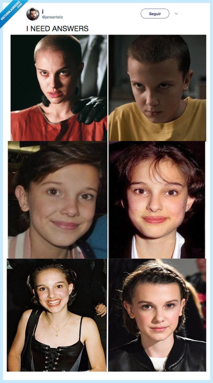 millie bobby brown,reencarnación,natalie portman
