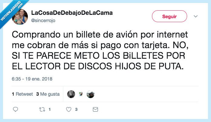 Comprar,internet,billete,vueling,caro,gentuza