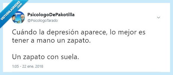 psicólogo,depresión,zapato