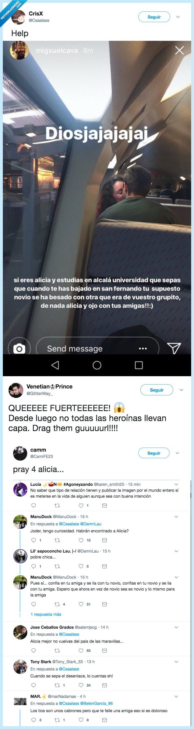 alicia,cuernos,pillada