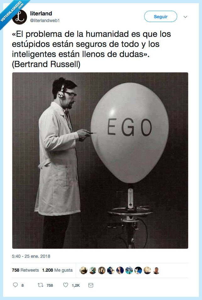ego,humanidad,estupidez
