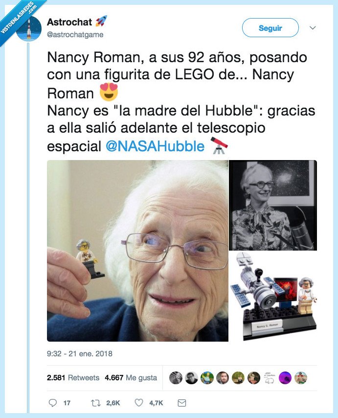 mujeres,nancy roman,hito