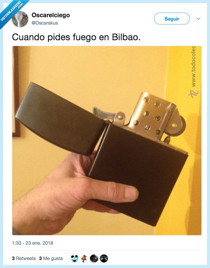 mechero,pedir,bilbao