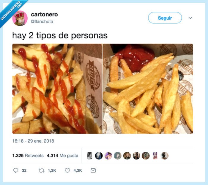 patata,ketchup,persona