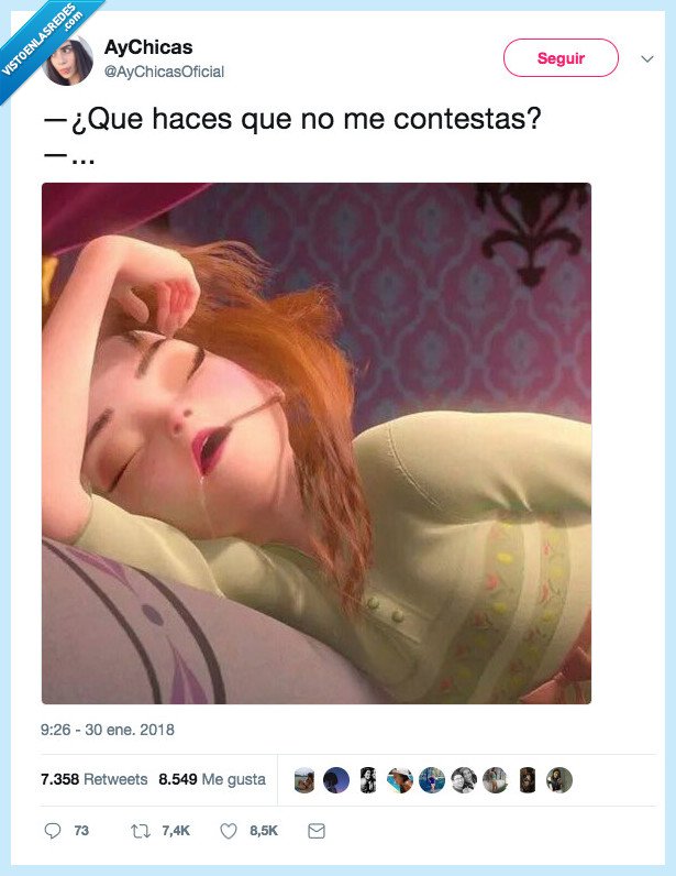 contestar,dormir