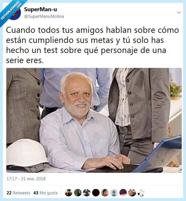 amigos,cumplir,metas,test serie